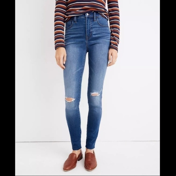 Madewell Roadtripper Jeans: Knee-Rip Edition SZ 26 - Picture 1 of 10